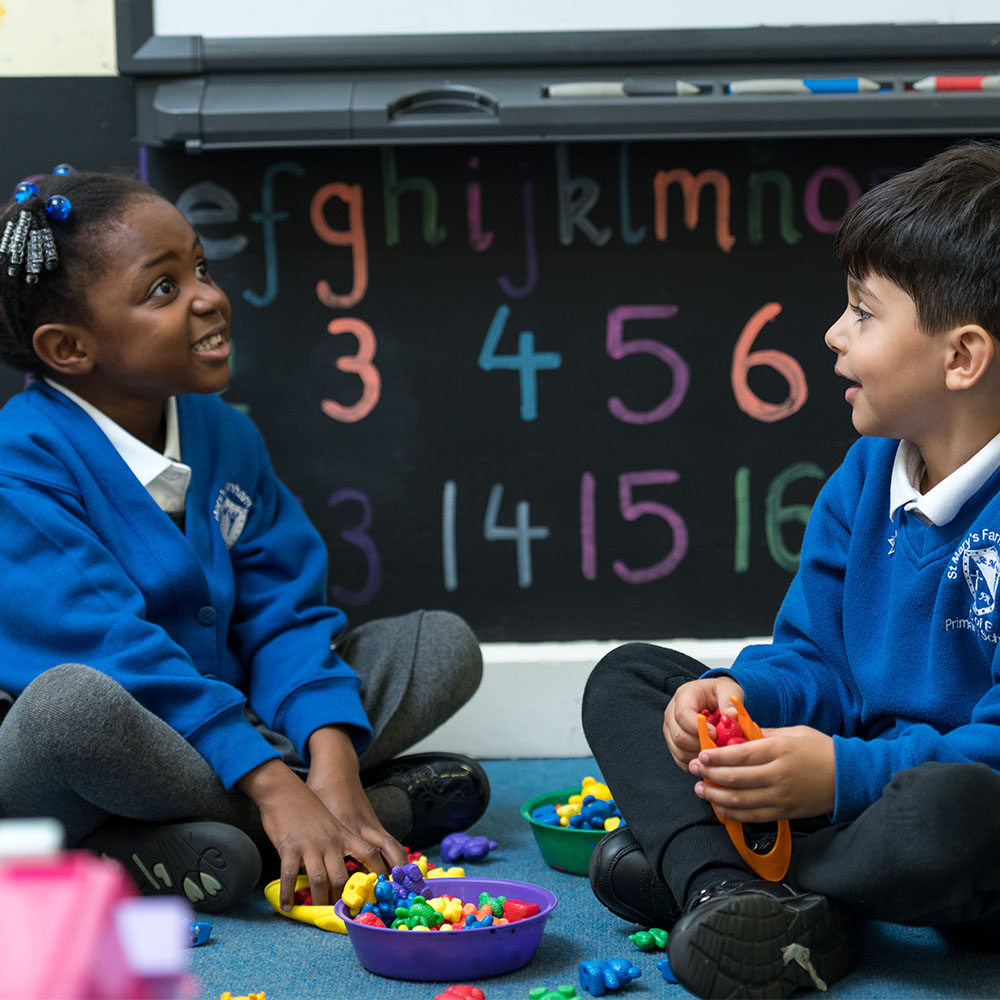 children in a classroom